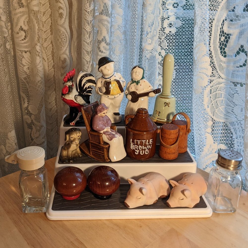 16 Vintage Salt & Pepper Shakers